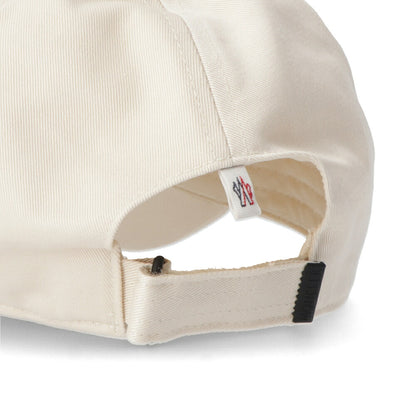 MONCLER 帽子 キャップ ホワイト ベースボールキャップ ロゴ 3B00002 4863
