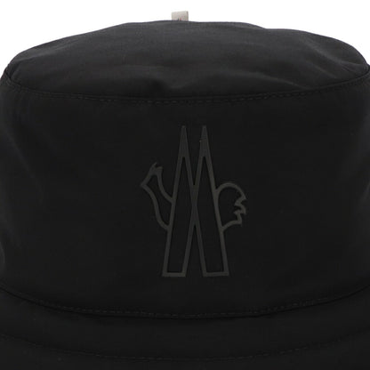 MONCLER 帽子 ハット ブラック バケットハット ロゴ 3B00004 53694