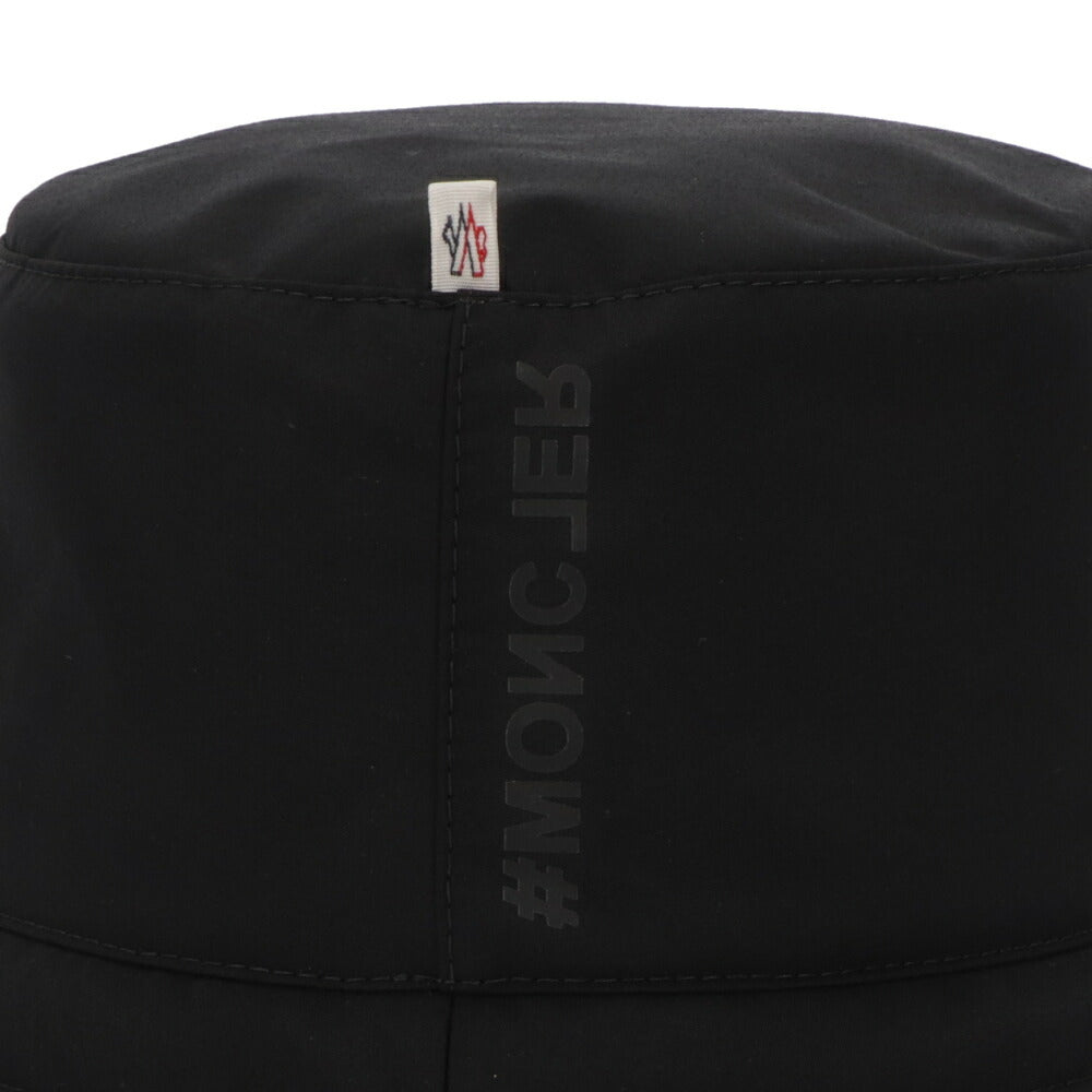 MONCLER 帽子 ハット ブラック バケットハット ロゴ 3B00004 53694