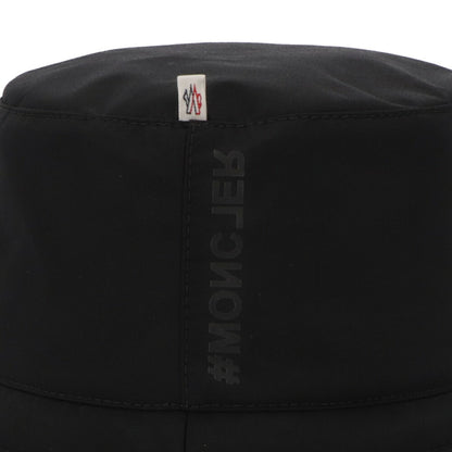 MONCLER 帽子 ハット ブラック バケットハット ロゴ 3B00004 53694
