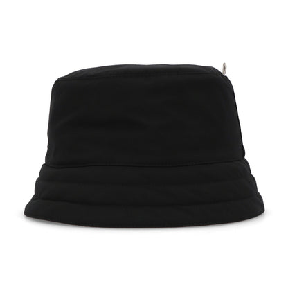 MONCLER 帽子 ハット ブラック バケットハット ロゴ 3B00004 53694