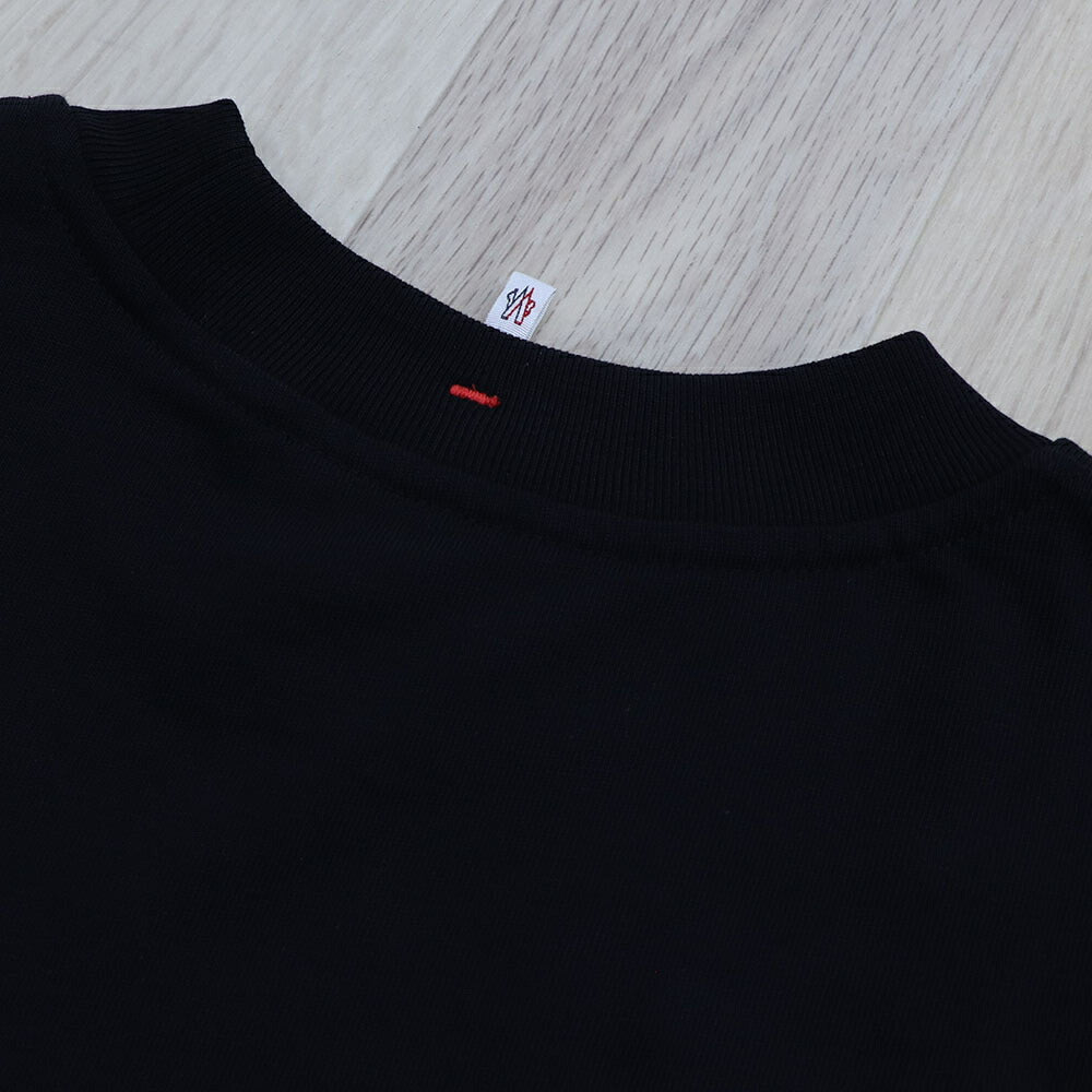 MONCLER トップス Tシャツ・カットソー ブラック ロゴ オーバーサイズ 半袖 8C00002 83927