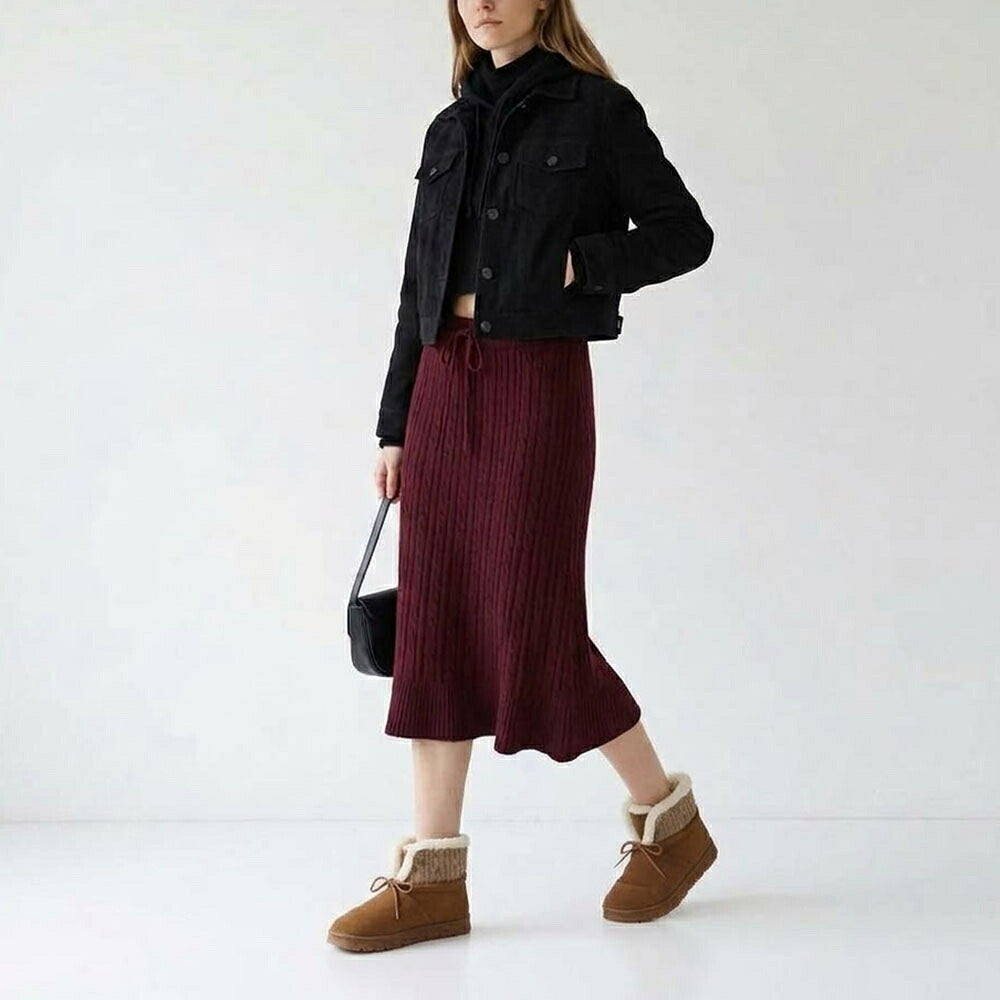 MINNETONKA ミネトンカ レディース シューズ ブーツ ノリーン TAN ブラウン系 ニットブーツ ムートン ショートブーツ 81101