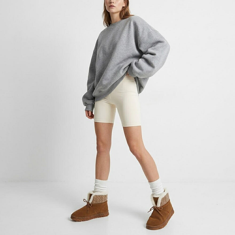 MINNETONKA ミネトンカ レディース シューズ ブーツ ノリーン TAN ブラウン系 ニットブーツ ムートン ショートブーツ 81101