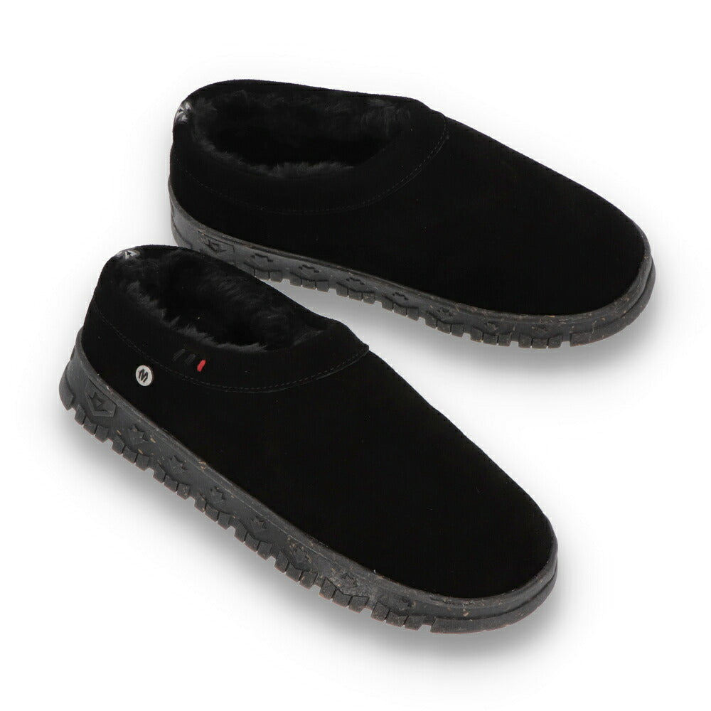 MINNETONKA ミネトンカ レディース シューズ サボ Neva BLACK ブラック ボアスリッポン 61100