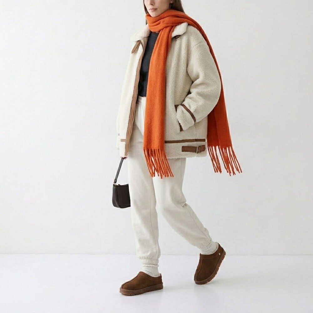 MINNETONKA ミネトンカ レディース シューズ サボ Neva TAN ブラウン系 ボアシューズ 61101