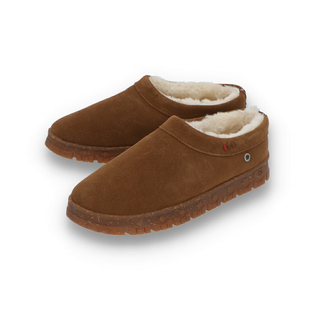 MINNETONKA ミネトンカ レディース シューズ サボ Neva TAN ブラウン系 ボアシューズ 61101