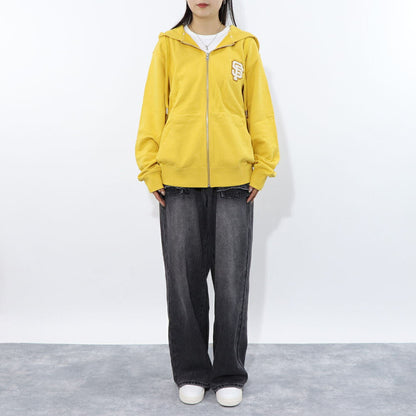 MLB Korea パーカー イエロー ジャイアンツ ジップアップ 3ATRB0124