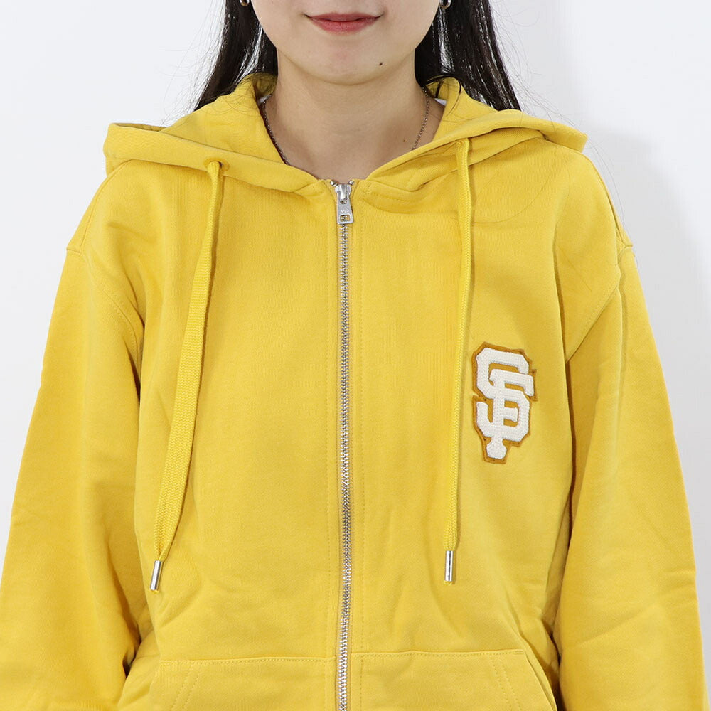 MLB Korea パーカー イエロー ジャイアンツ ジップアップ 3ATRB0124