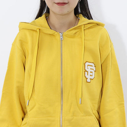 MLB Korea パーカー イエロー ジャイアンツ ジップアップ 3ATRB0124