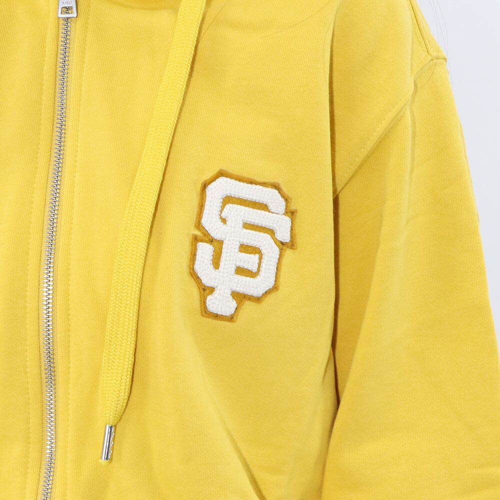 MLB Korea パーカー イエロー ジャイアンツ ジップアップ 3ATRB0124