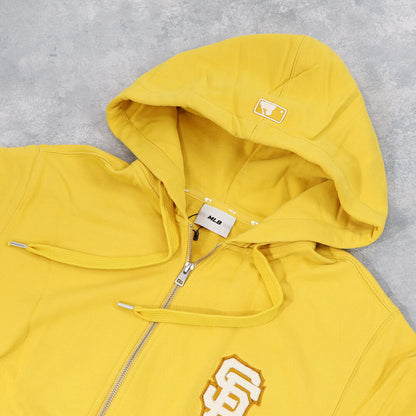 MLB Korea パーカー イエロー ジャイアンツ ジップアップ 3ATRB0124