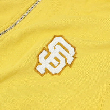 MLB Korea パーカー イエロー ジャイアンツ ジップアップ 3ATRB0124