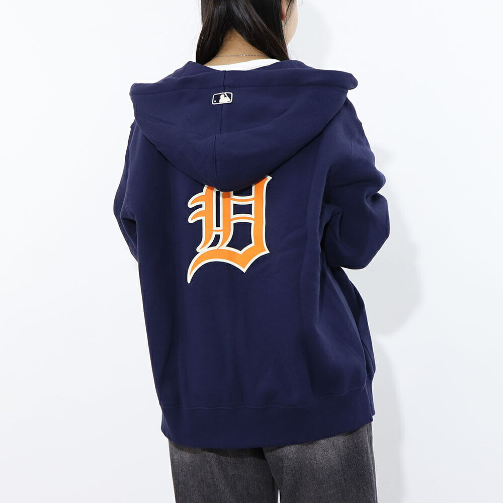 MLB Korea パーカー ブルー ネイビー アイボリー ドジャーズ ヤンキース タイガース 3ATRB0426