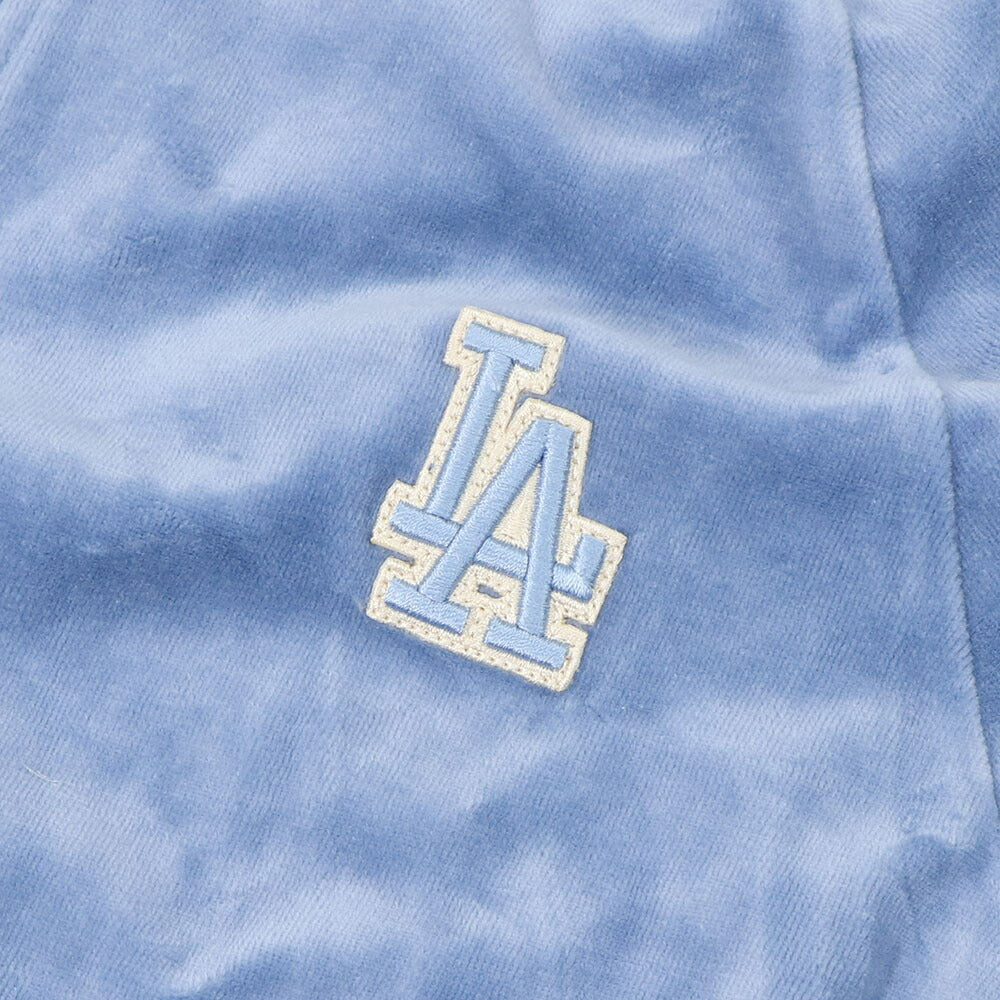 MLB Korea パーカー ブルー グレー ブラック アイボリー ベロア ドジャース ヤンキース 3ATRB0824