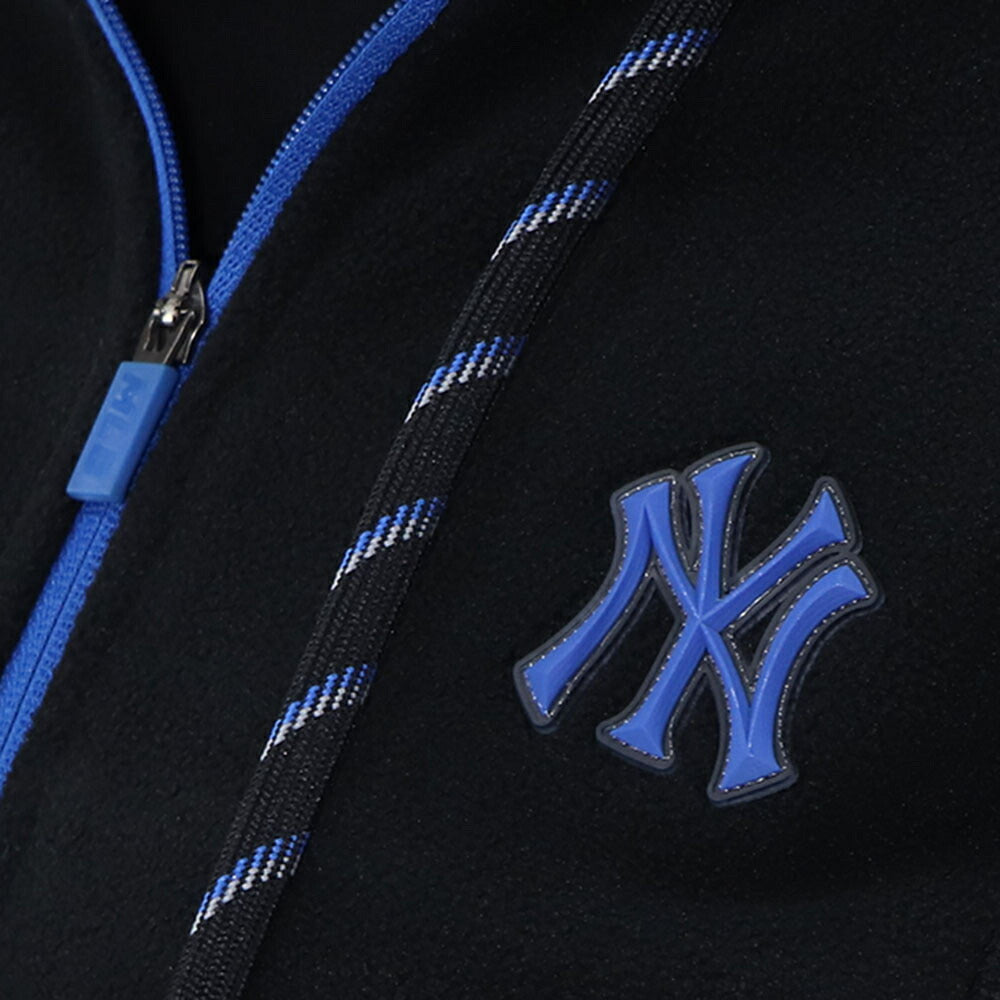 MLB Korea パーカー ピンク ブラック ホワイト フリース ショート丈 ヤンキース ドジャース デトロイト・タイガース 3FTRA0326MLB