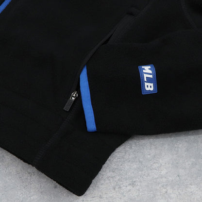 MLB Korea パーカー ピンク ブラック ホワイト フリース ショート丈 ヤンキース ドジャース デトロイト・タイガース 3FTRA0326MLB