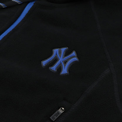 MLB Korea パーカー ピンク ブラック ホワイト フリース ショート丈 ヤンキース ドジャース デトロイト・タイガース 3FTRA0326MLB