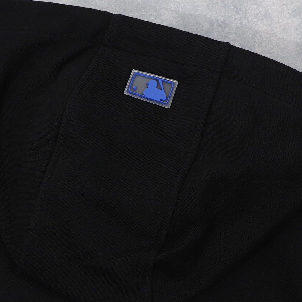 MLB Korea パーカー ブラックヤンキース ショート丈 ジップアップ 3FTRA0424