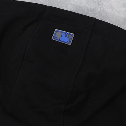 MLB Korea パーカー ブラックヤンキース ショート丈 ジップアップ 3FTRA0424