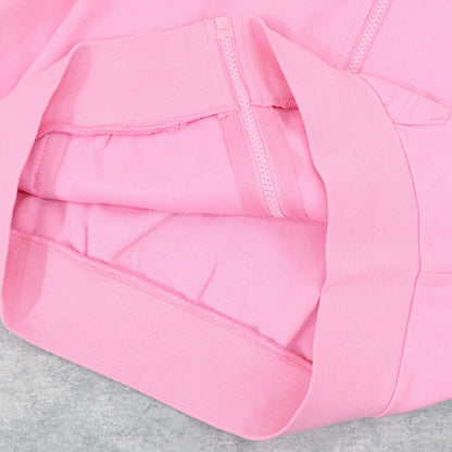 MLB Korea パーカー ピンク ヤンキース ショート丈 ジップアップ 3FTRB0221