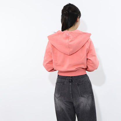 MLB Korea パーカー ブラック ブルー オレンジ ドジャース タイガース ショート丈 ジップアップ 3FTRB0324