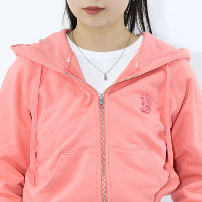 MLB Korea パーカー ブラック ブルー オレンジ ドジャース タイガース ショート丈 ジップアップ 3FTRB0324