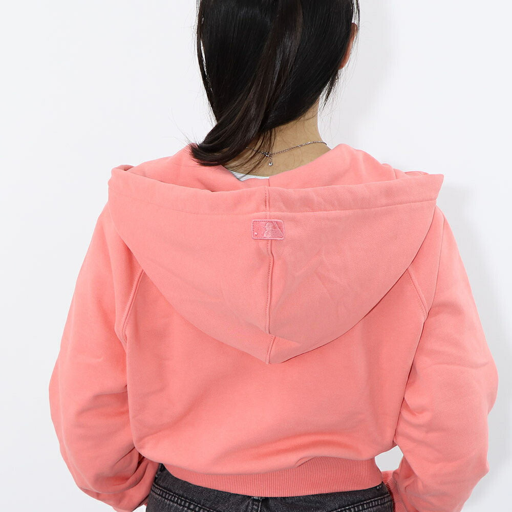 MLB Korea パーカー ブラック ブルー オレンジ ドジャース タイガース ショート丈 ジップアップ 3FTRB0324