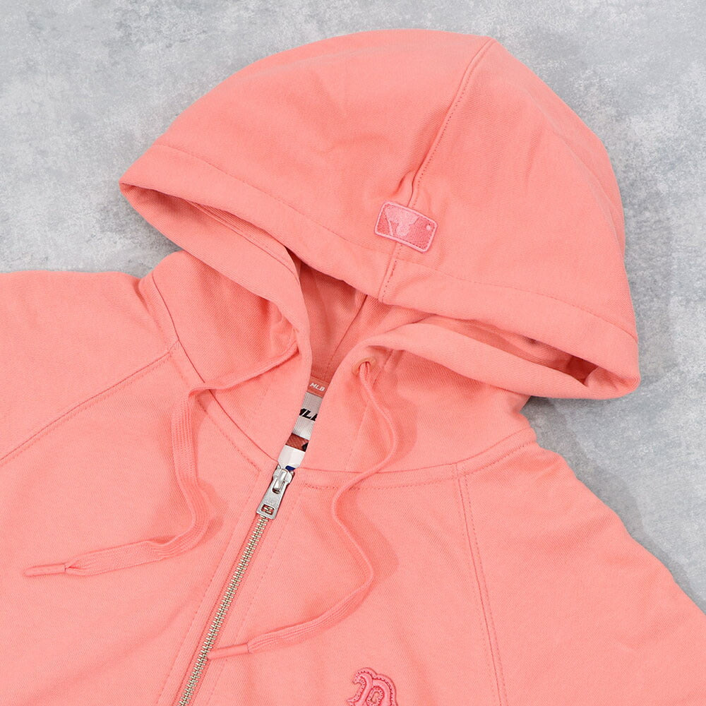 MLB Korea パーカー ブラック ブルー オレンジ ドジャース タイガース ショート丈 ジップアップ 3FTRB0324