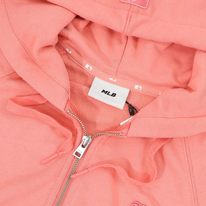 MLB Korea パーカー ブラック ブルー オレンジ ドジャース タイガース ショート丈 ジップアップ 3FTRB0324