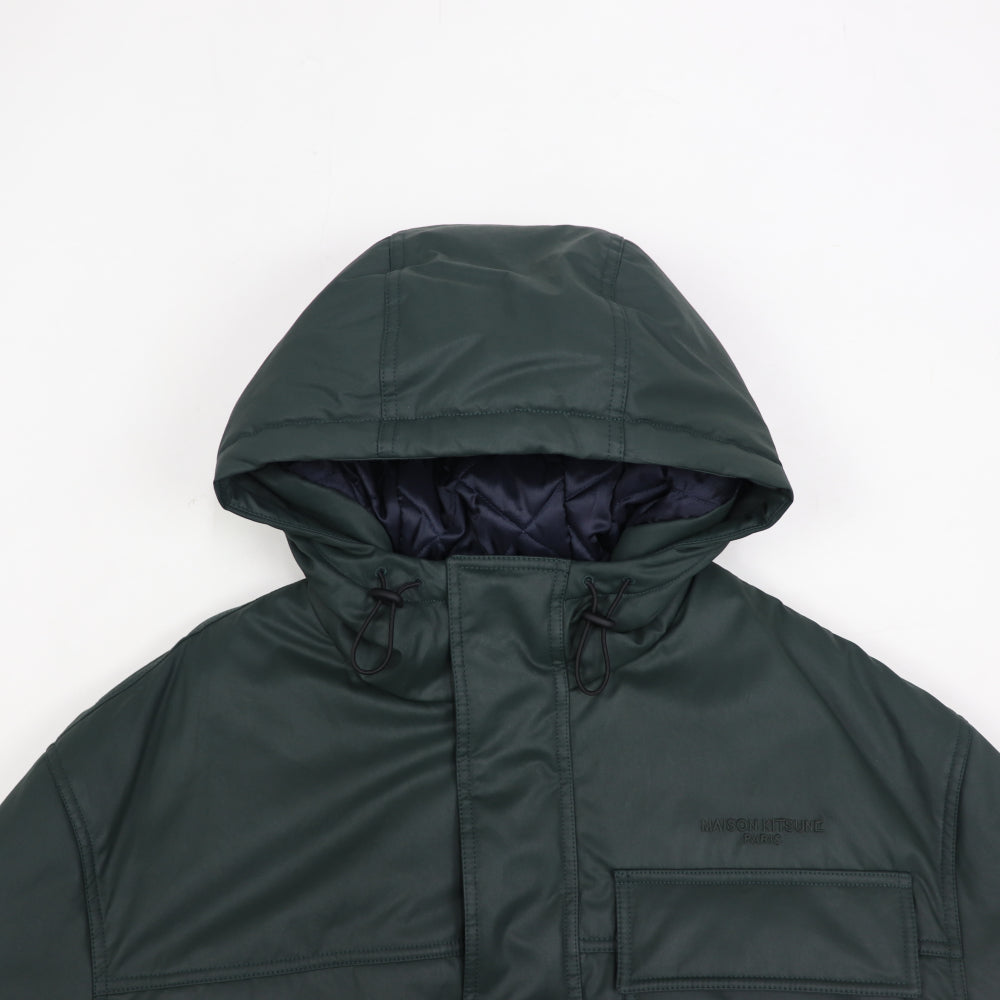 メゾン キツネ MAISON KITSUNE モッズコート グリーン