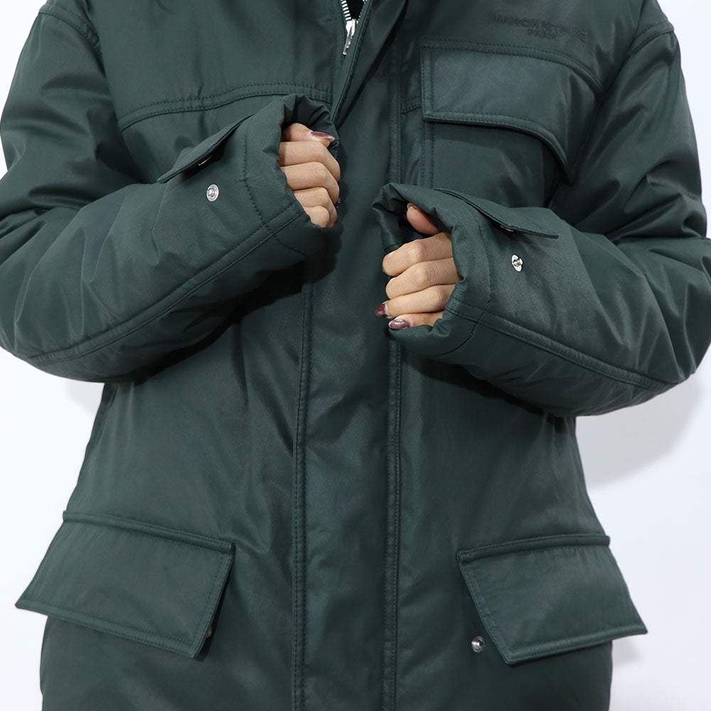 メゾン キツネ MAISON KITSUNE モッズコート グリーン