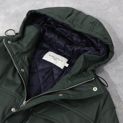 メゾン キツネ MAISON KITSUNE モッズコート グリーン