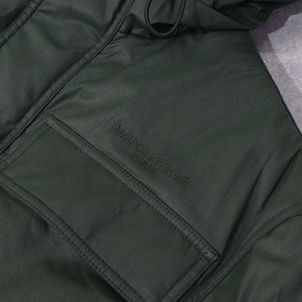 メゾン キツネ MAISON KITSUNE モッズコート グリーン