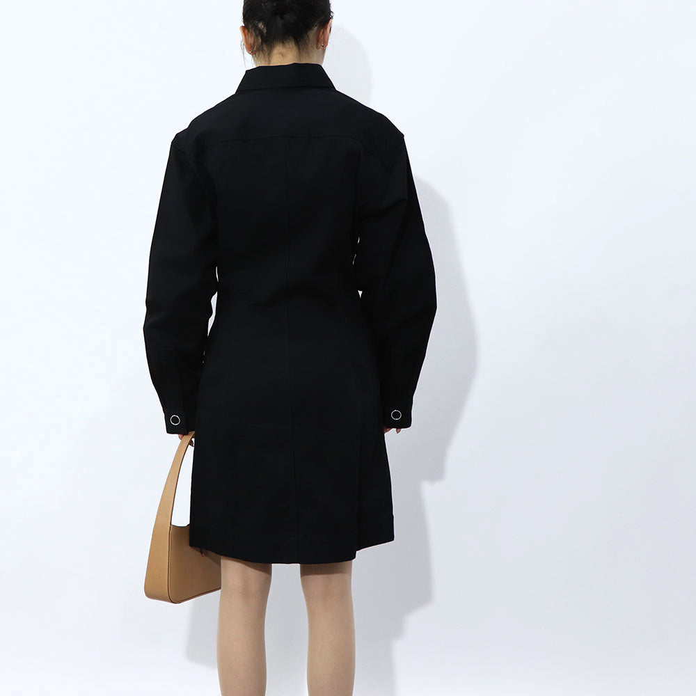 メゾン キツネ HW01608WW0001 マントコート ブラック