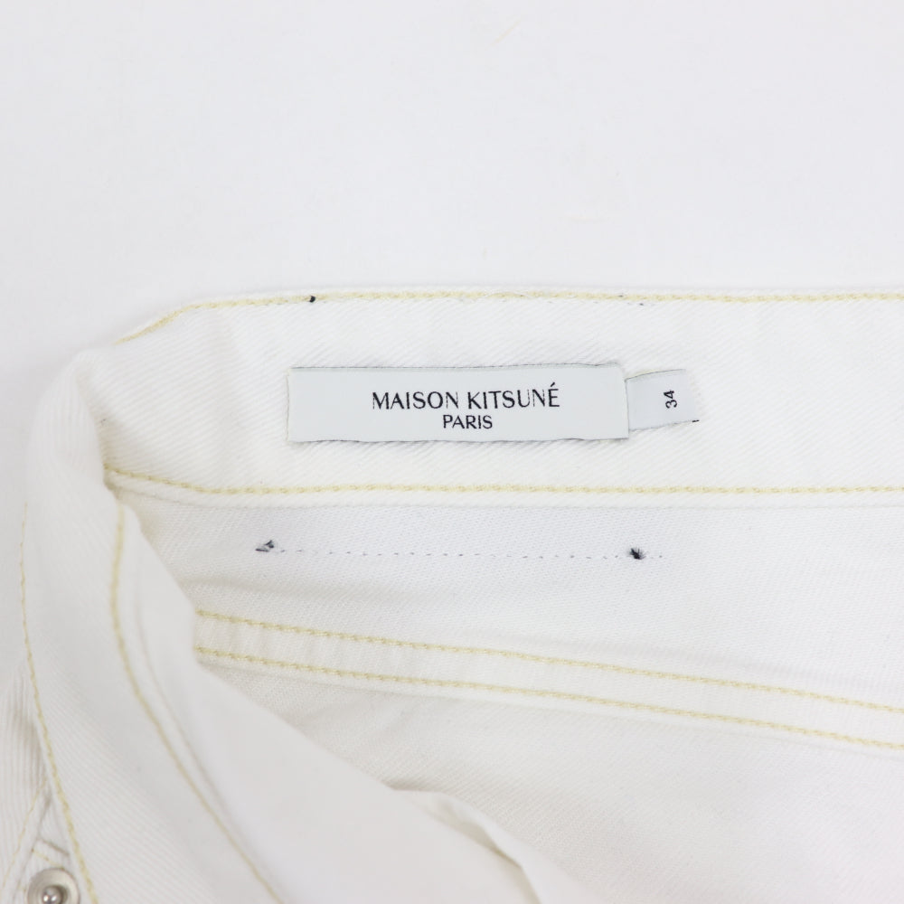 メゾン キツネ IM01140WW5007 デニム ホワイト