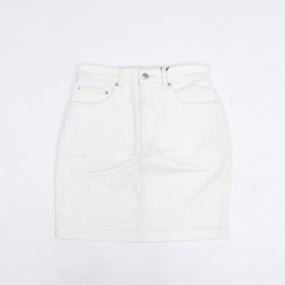 メゾン キツネ ミニスカート IW01536WW5007 ホワイト