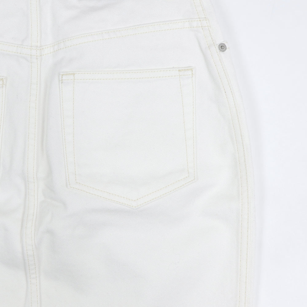 メゾン キツネ ミニスカート IW01536WW5007 ホワイト