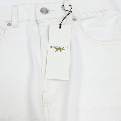 メゾン キツネ ミニスカート IW01536WW5007 ホワイト