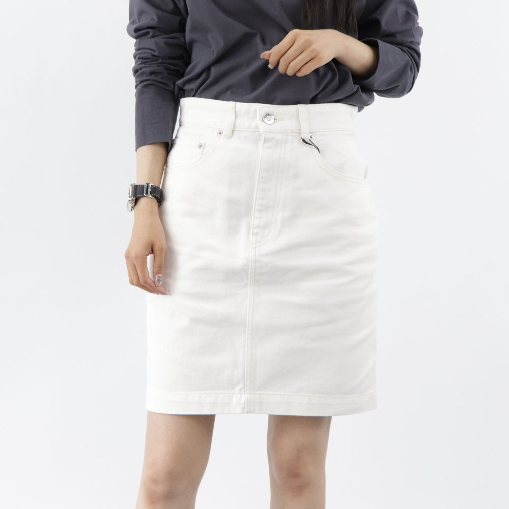 メゾン キツネ ミニスカート IW01536WW5007 ホワイト