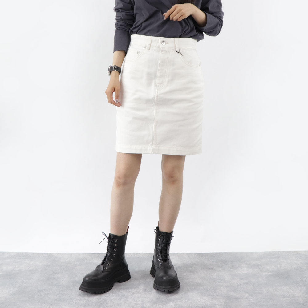 メゾン キツネ ミニスカート IW01536WW5007 ホワイト