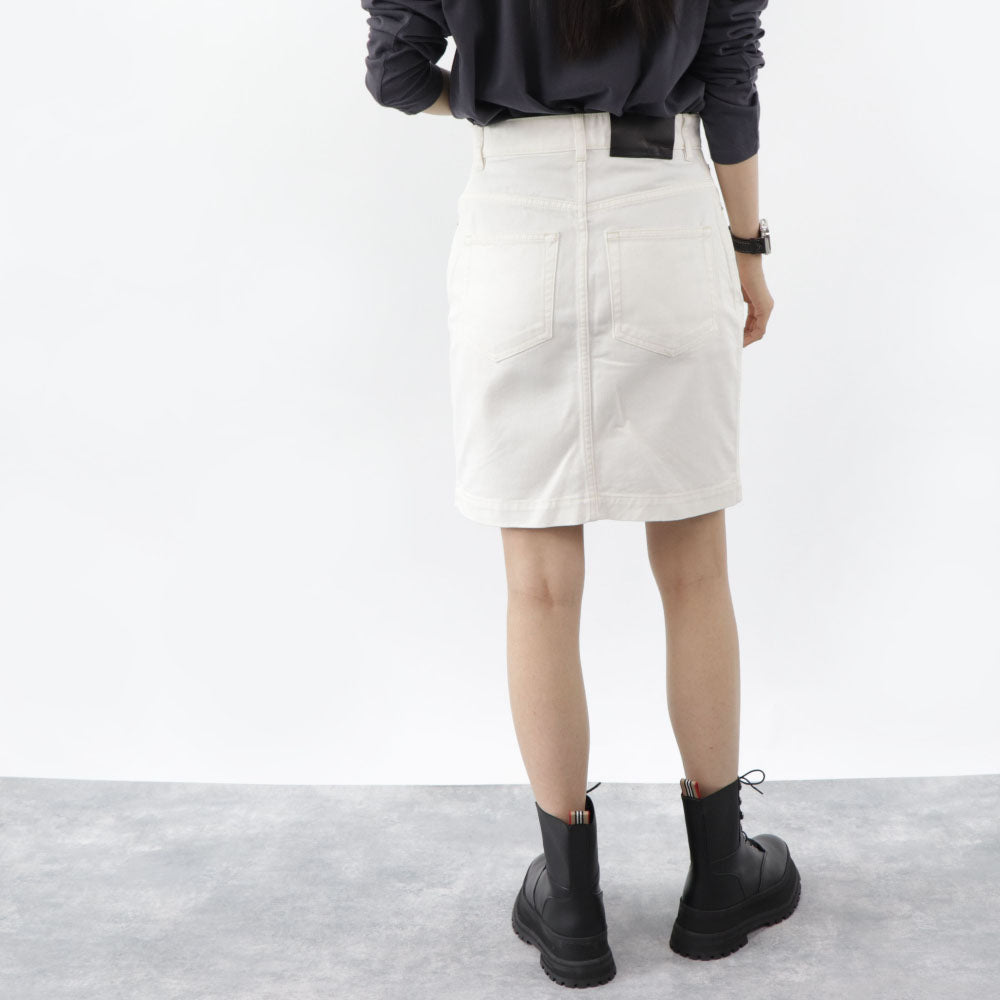 メゾン キツネ ミニスカート IW01536WW5007 ホワイト