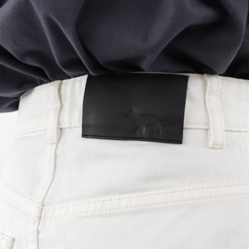 メゾン キツネ ミニスカート IW01536WW5007 ホワイト