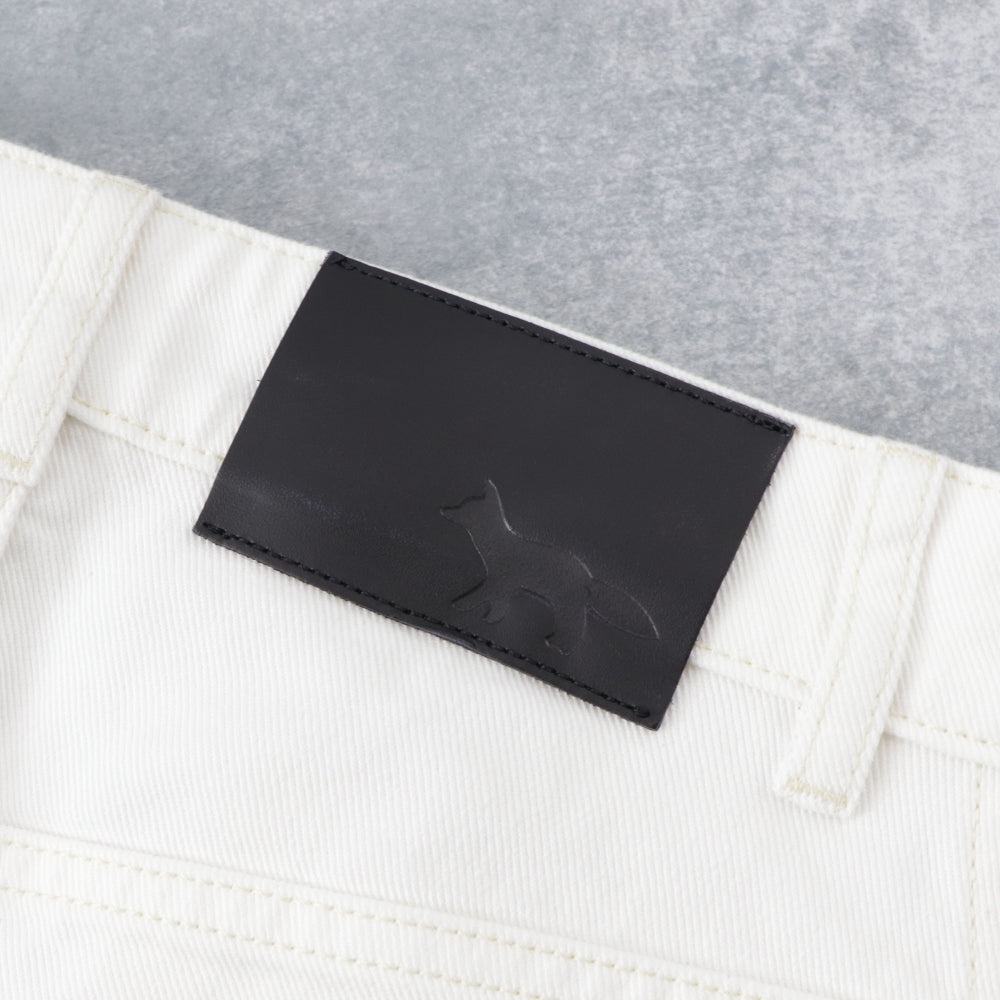 メゾン キツネ ミニスカート IW01536WW5007 ホワイト