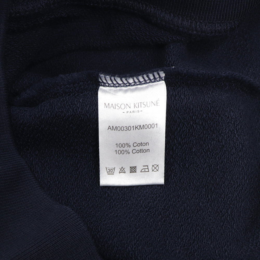 メゾン キツネ トレーナー AM00301KM0001 メンズ 紺