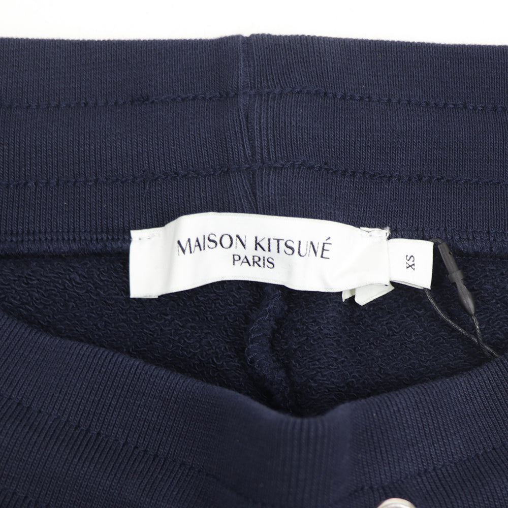 メゾン キツネ ボトムス ロングパンツ ネイビー