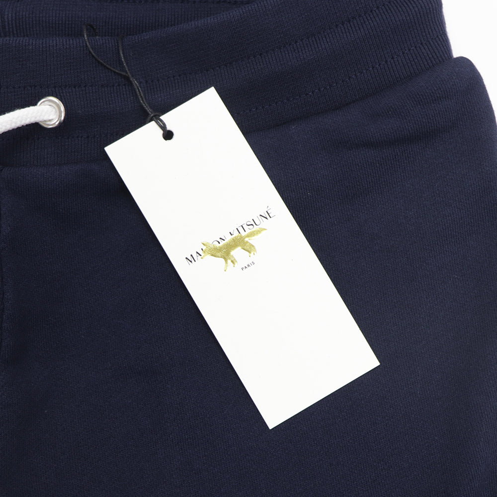 メゾン キツネ ボトムス ロングパンツ ネイビー