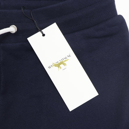 メゾン キツネ ボトムス ロングパンツ ネイビー