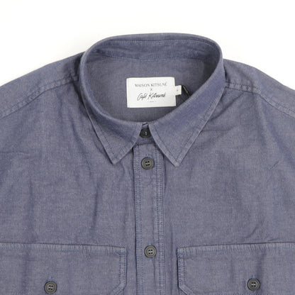 MAISON KITSUNE シャツ  CAFE KITSUNE ネイビー