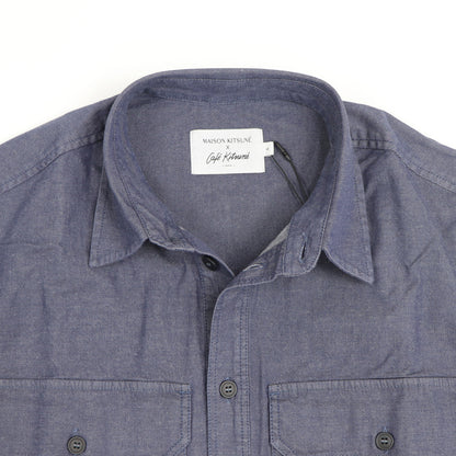 MAISON KITSUNE シャツ  CAFE KITSUNE ネイビー